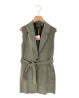 Chaleco long size abotonado co