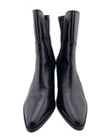 Botines de cuero en punta