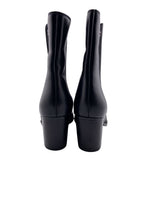 Botines de cuero en punta