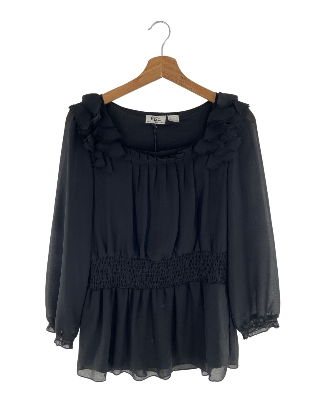 Blusa mangas traslucidas