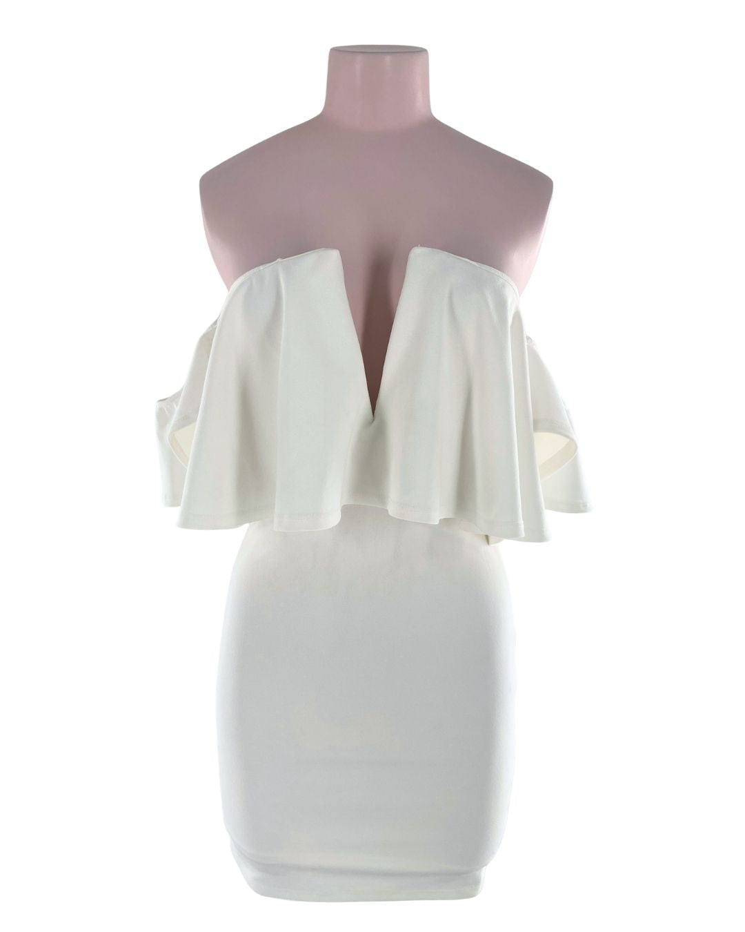 Vestido mini off shoulder