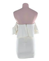 Vestido mini off shoulder
