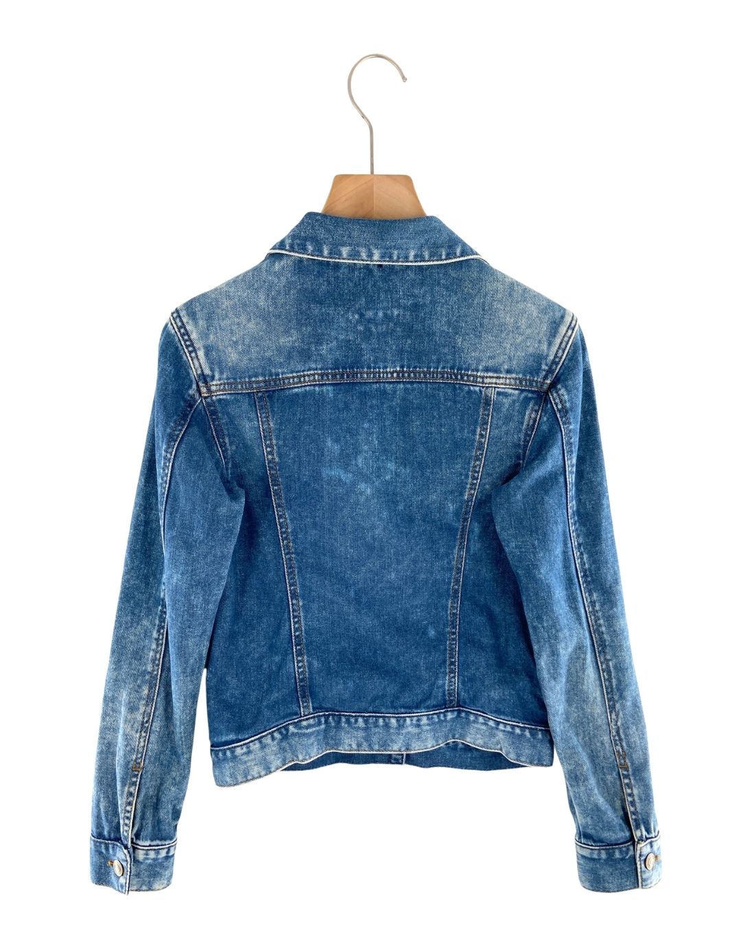 Chaqueta abotonada en denim