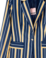 Blazer abotonado a rayas