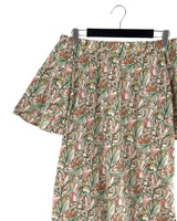 Vestido mini off shoulder