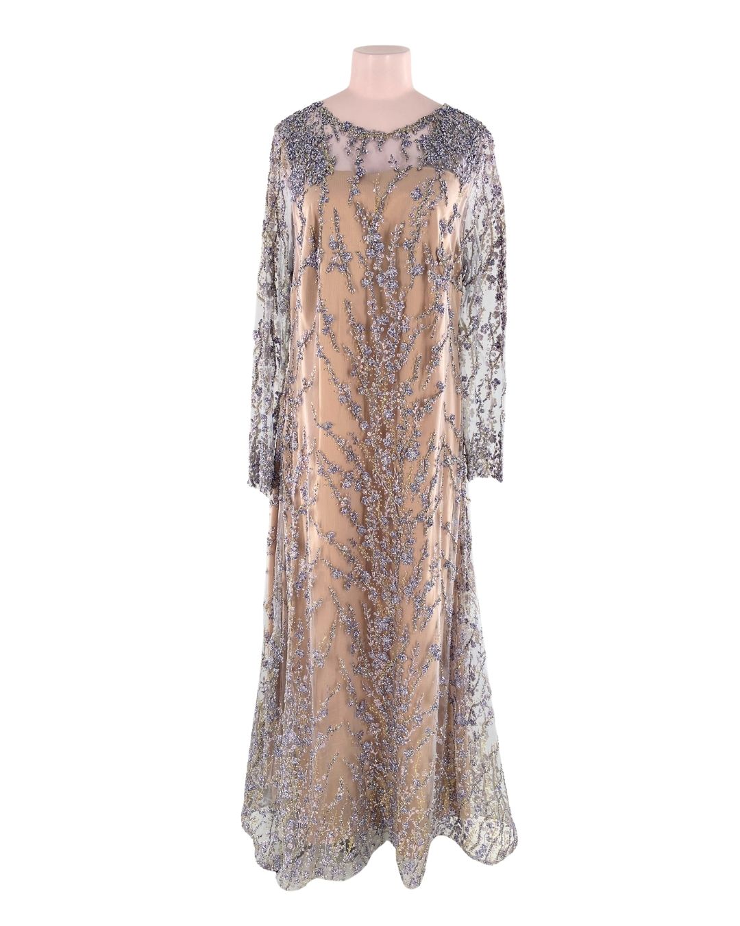 Maxi vestido en mesh