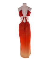 Maxi vestido estructurado