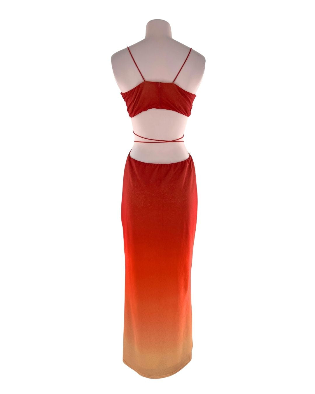 Maxi vestido estructurado