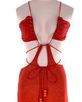 Maxi vestido estructurado