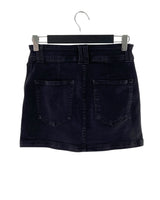 Falda mini en denim stretch