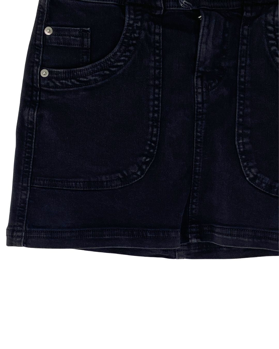 Falda mini en denim stretch
