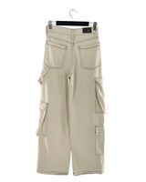 Jean rigido cargo wide leg