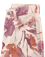 Jean rigido straight print