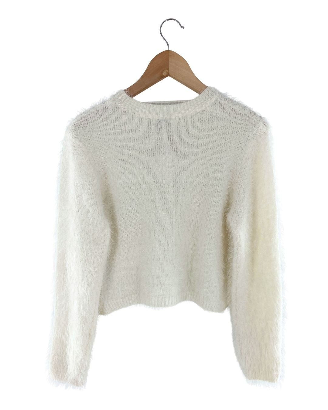 Saco crop afelpado