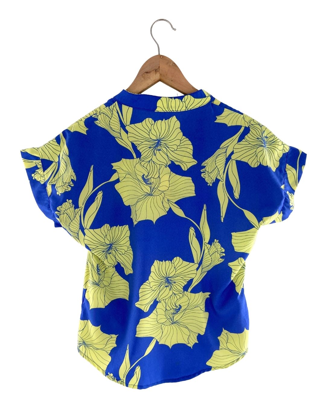 Blusa manga caida print flores
