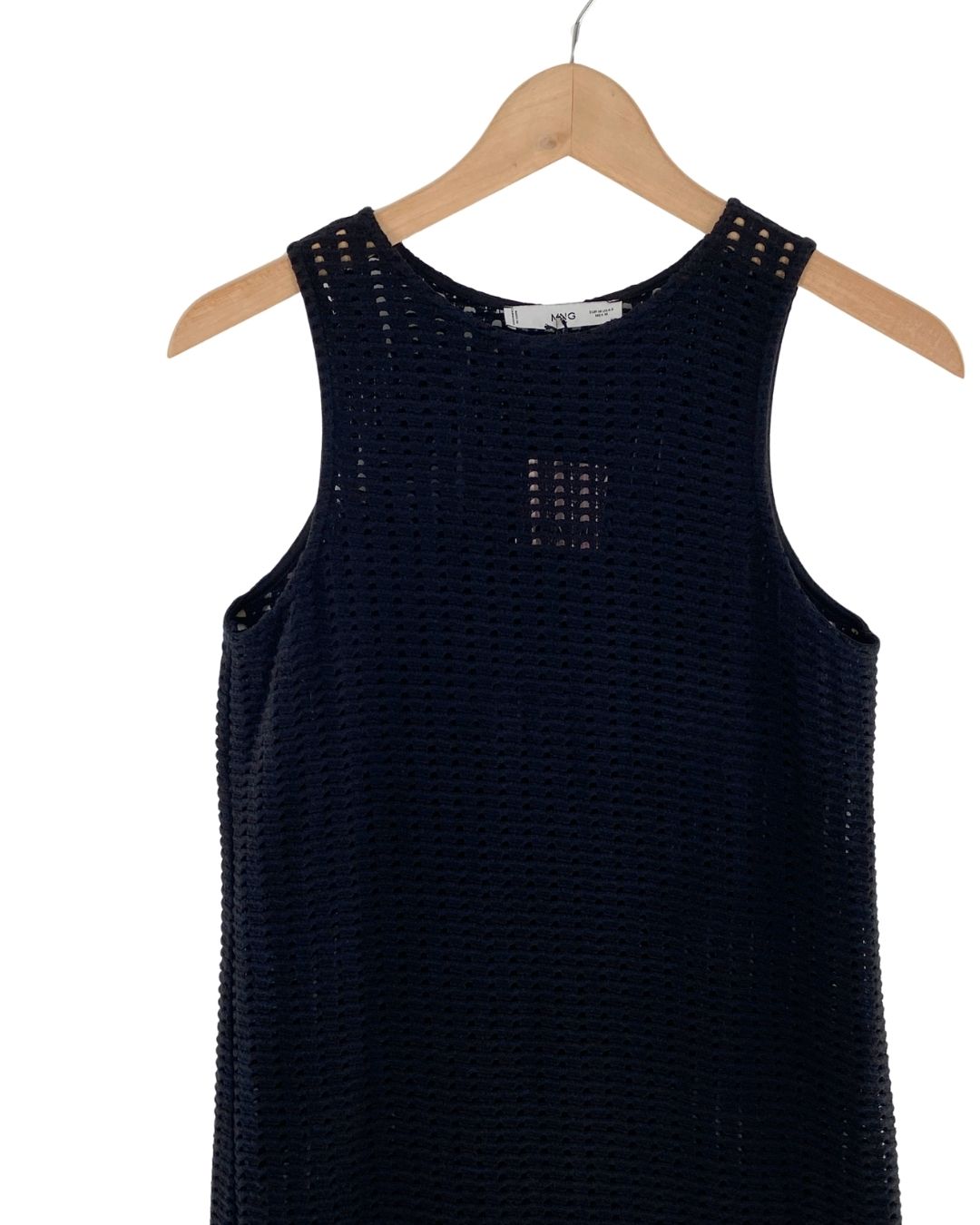 Vestido tejido abierto