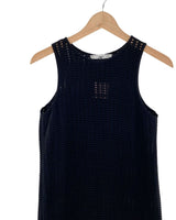 Vestido tejido abierto