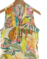 Vestido mini sleeveless print
