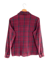 Camisa a cuadros con hilos