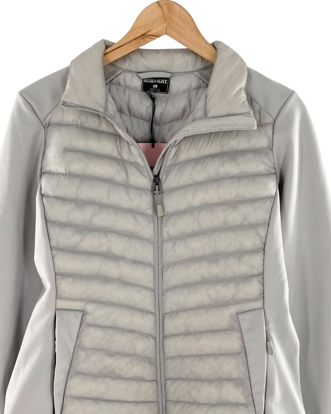Chaqueta acolchada laterales