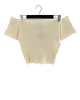 Blusa off shoulder canale