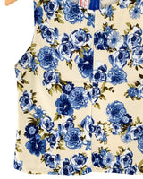 Blusa sleeveless con textura