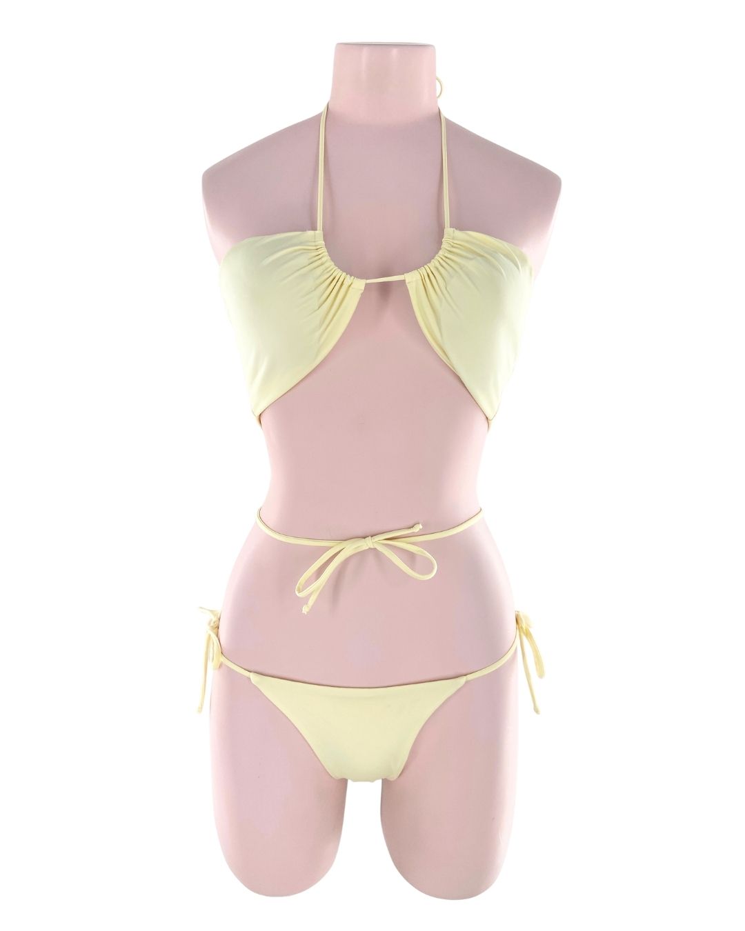 Bikini anudado con aro dorado