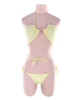 Bikini anudado con aro dorado