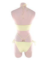 Bikini anudado con aro dorado