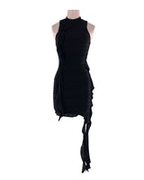 Vestido mini drapeado