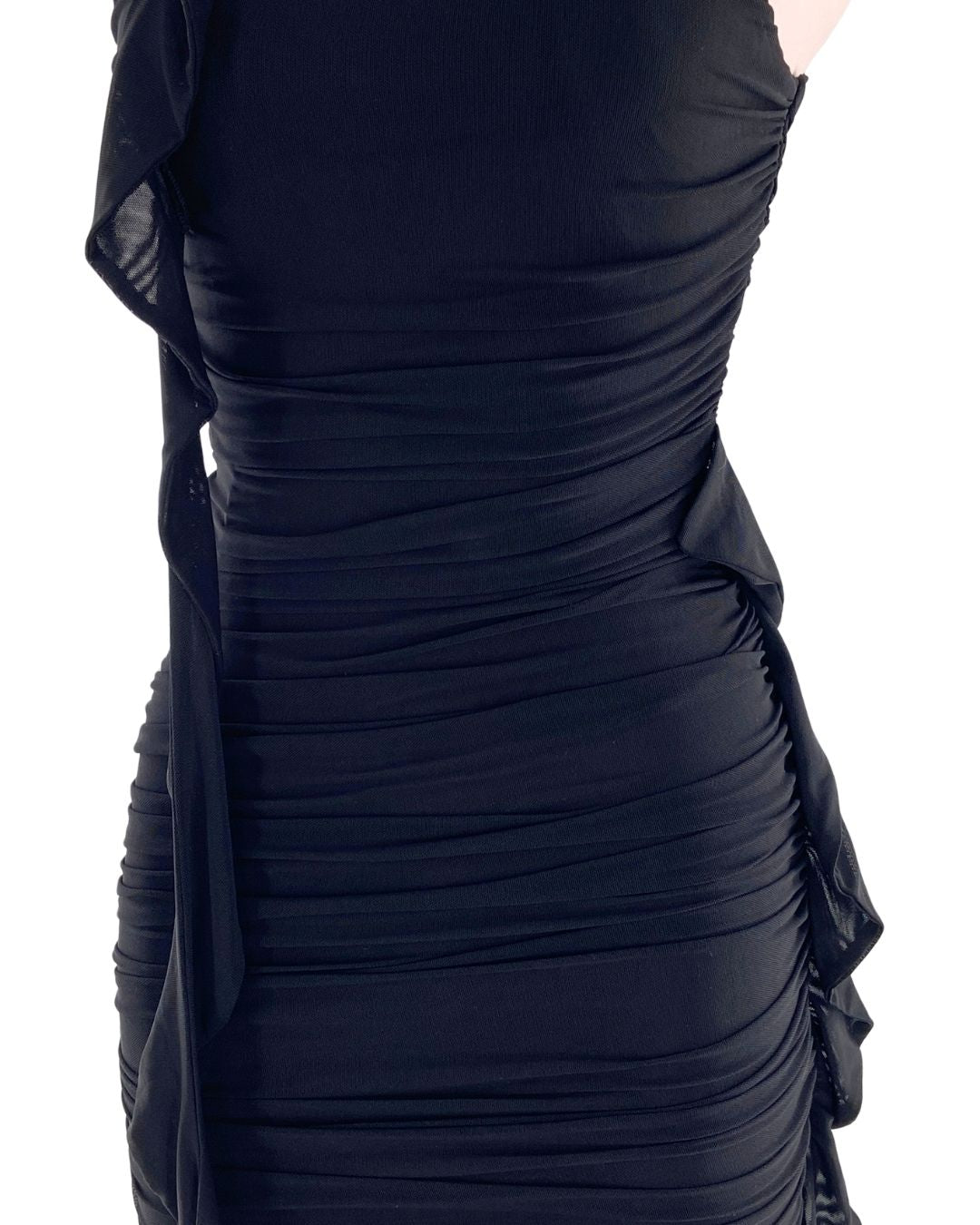 Vestido mini drapeado