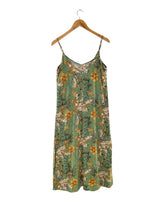 Vestido midi de tiras print