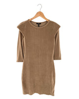 Vestido midi manga larga