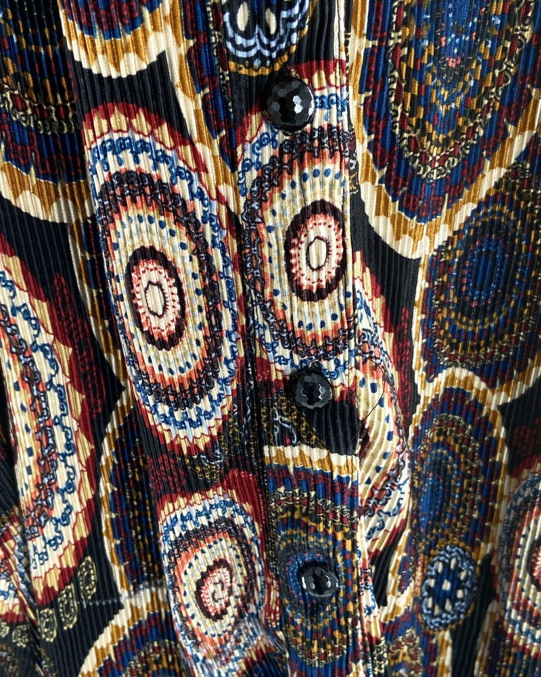 Camisa oversize plisada print