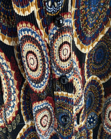 Camisa oversize plisada print