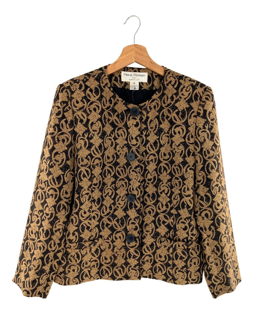 Chaqueta suit abotonada