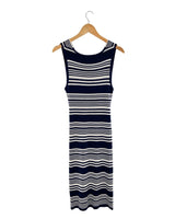 Vestido sleevelees a cruzado
