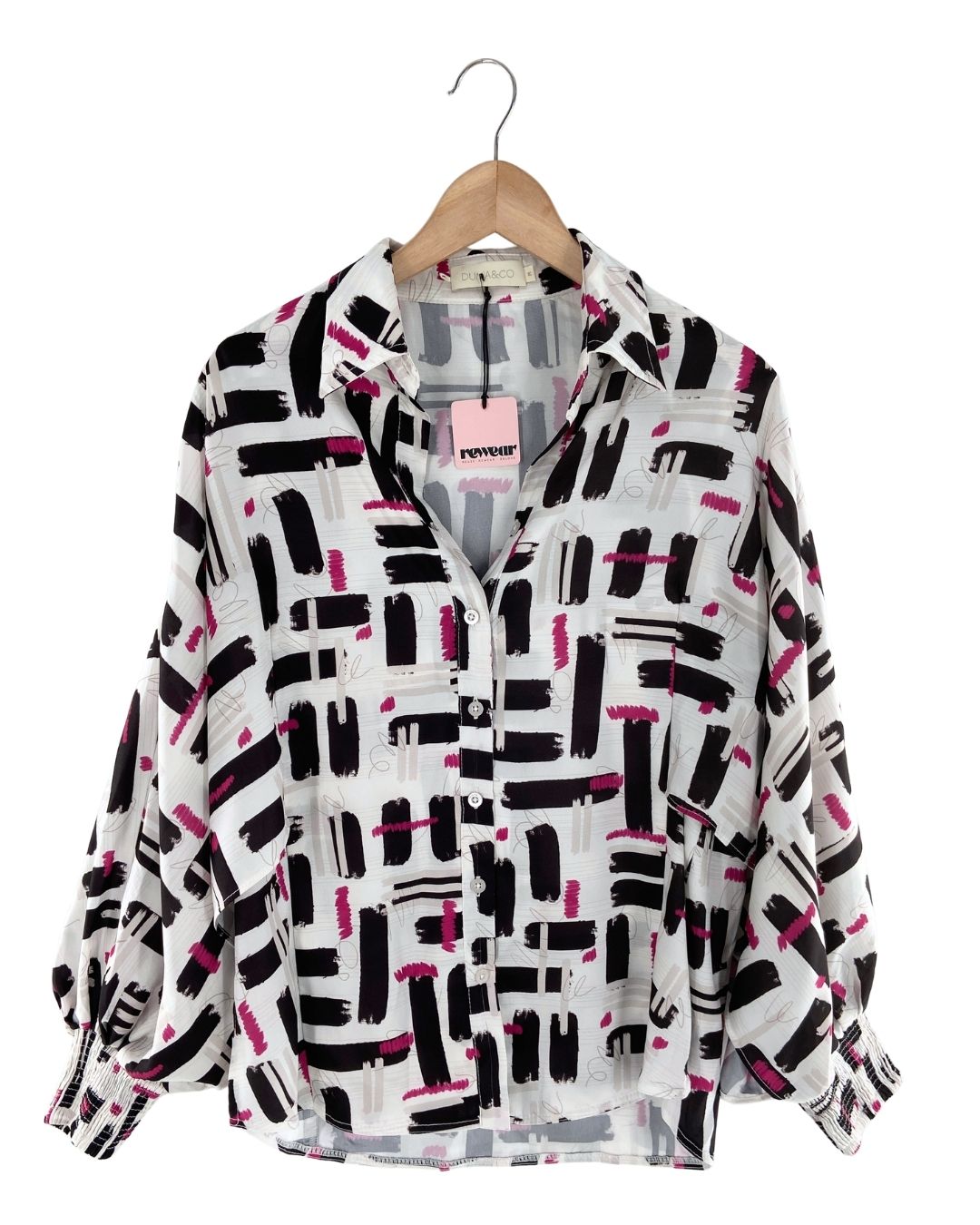 Camisa con print interno