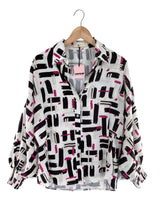 Camisa con print interno