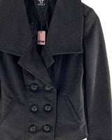 Chaqueta abotonada en paño