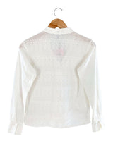 Camisa en ojalillo cuello mao