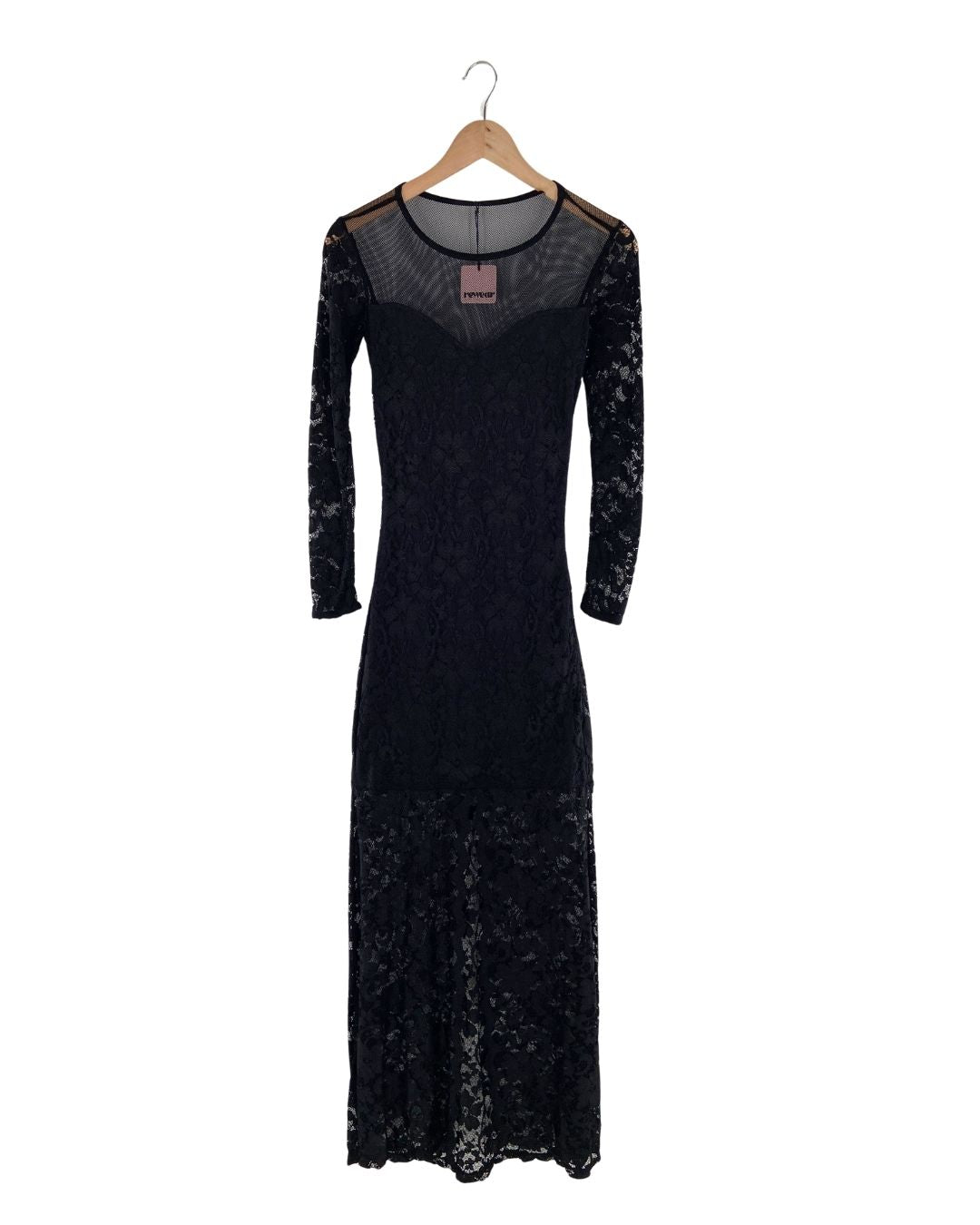 Vestido en blonda