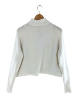 Saco crop cuello alto oversize