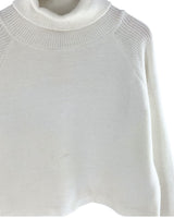 Saco crop cuello alto oversize