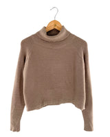 Saco crop cuello alto oversize