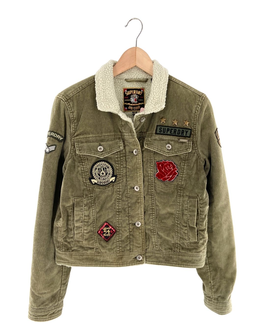Chaqueta con textura afelpada
