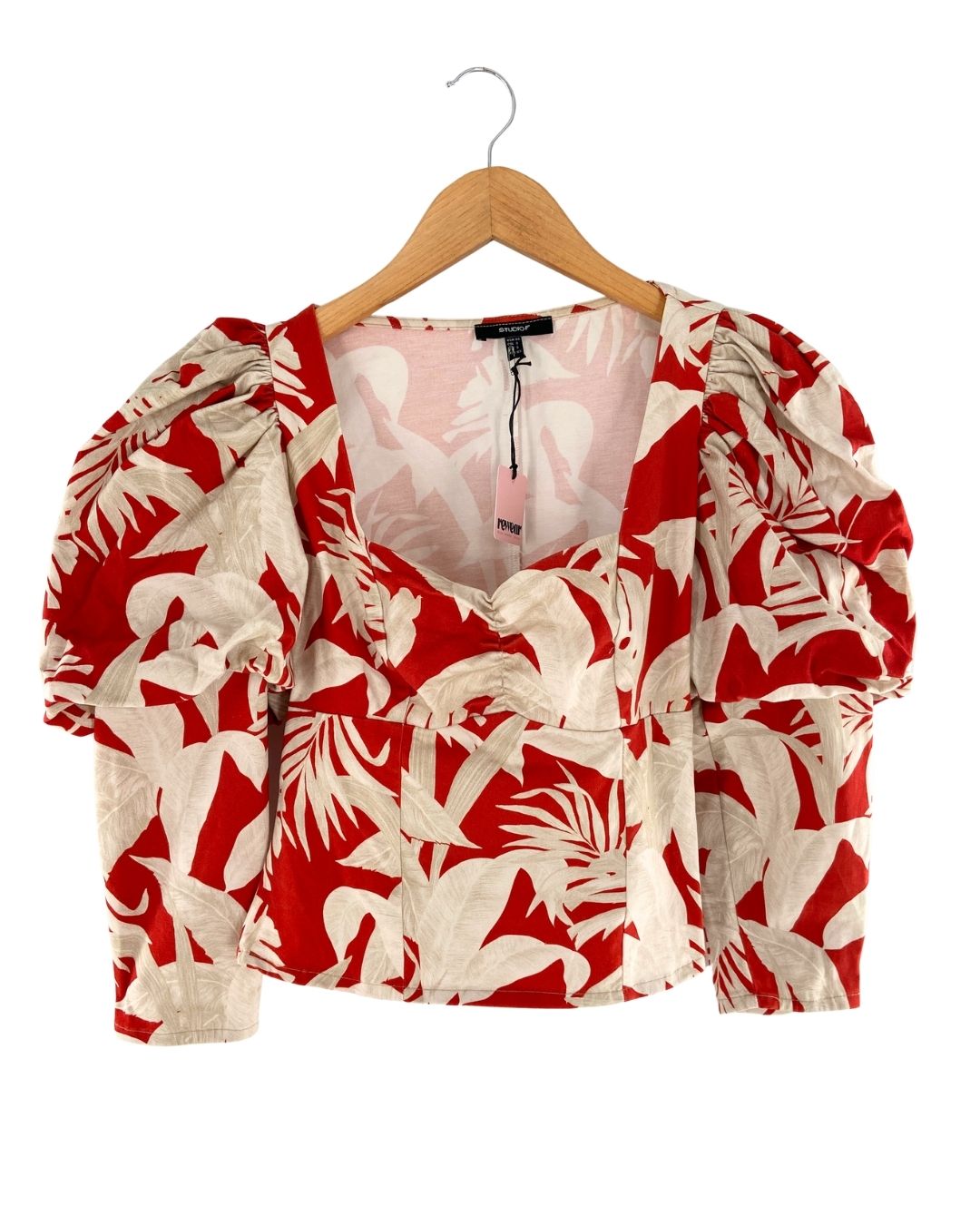 Blusa manga princesa print flo