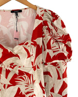 Blusa manga princesa print flo