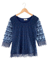Set de blusa y falda en mesh