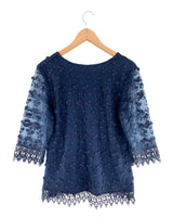 Set de blusa y falda en mesh